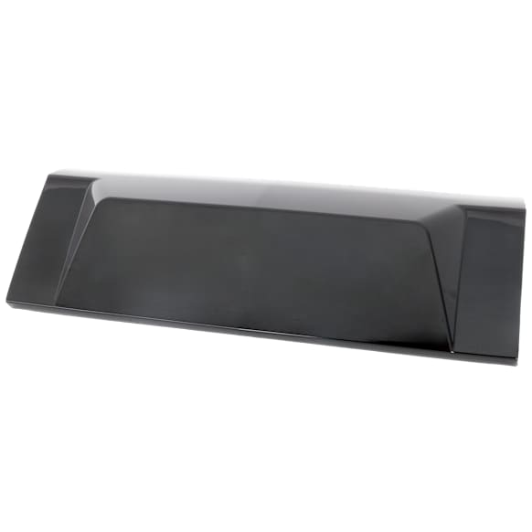 Rear Hitch Cover, Gloss Black, Plastic, Except V Model
