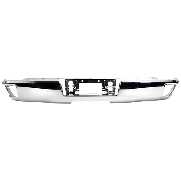 Step Bumper, Chrome Face Bar Only; With pad provision Without mounting bracket(s)