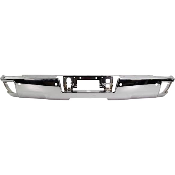 2018 GMC Sierra 1500 - Step Bumper, For Models With Parking Aid Sensor, Chrome, Face Bar Only; With pad provision, Without mounting bracket(s)