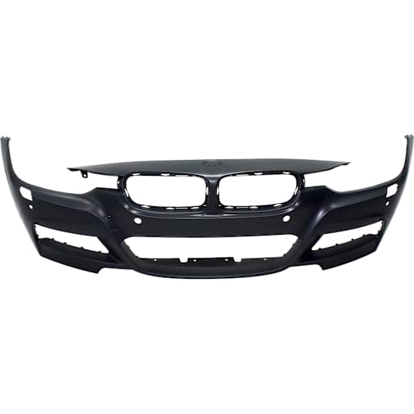 Front Primed Bumper Cover, For Models With M Package, With Park Distance Control, With Headlight Washer Holes, With Surround View Camera Holes, With Park Assist Holes