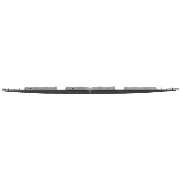 Front, Center Bumper Trim, Black