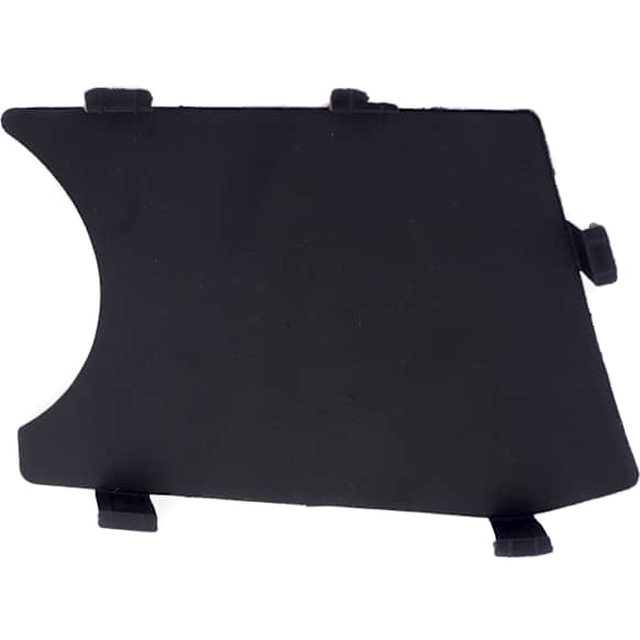 Front, Passenger Side Fog Light Trim, Textured Black, Grille Cover, Base Model, with  M Package