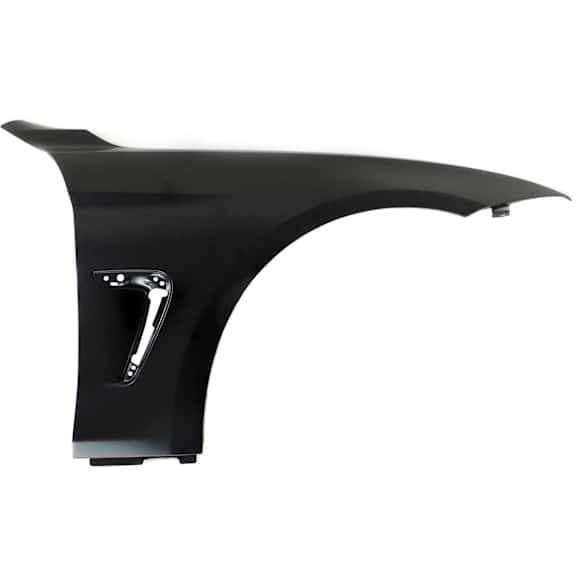 Front, Passenger Side Fender, Base Model, Without Molding Holes