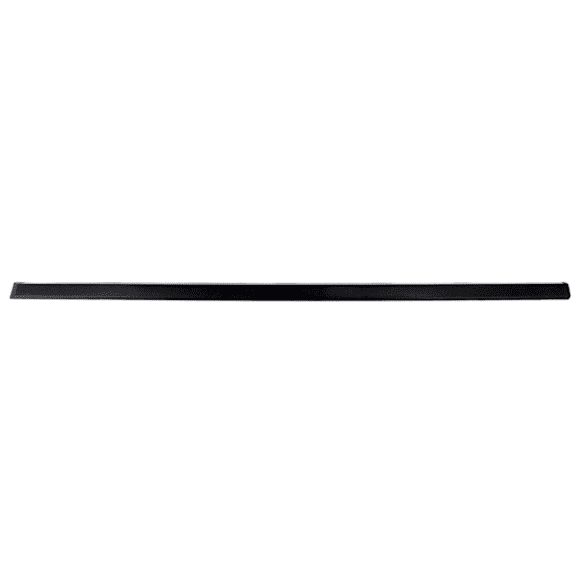 Front, Driver Side Door Molding and Beltlines, Black, With Chrome Trim, Base Model