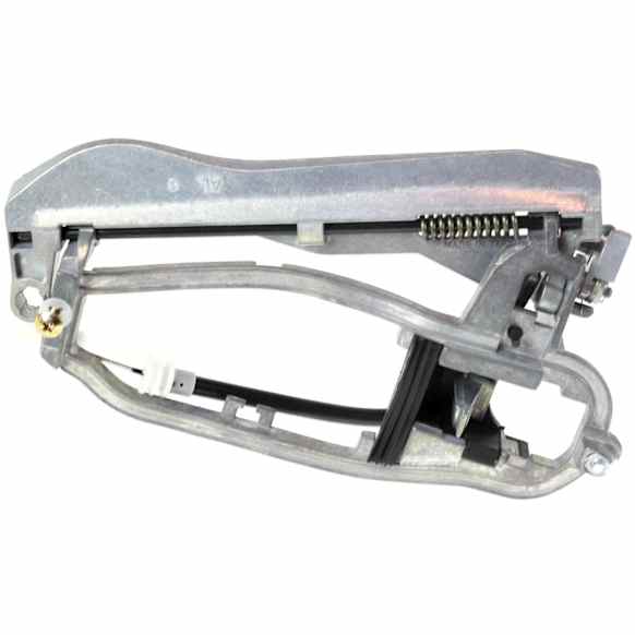 Rear, Driver Side Unfinished Exterior Door Handle, Without Key Hole