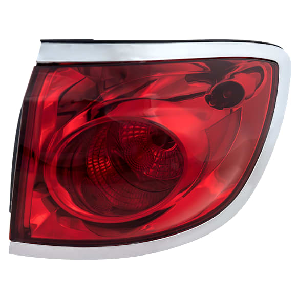 Passenger Side, Outer Tail Light, with Bulb(s), Halogen, Mounted On Body