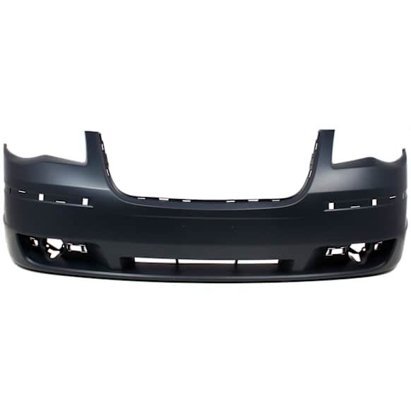 2009 Chrysler Town & Country Touring 6 Cyl 4.0L - Front Primed Bumper Cover, For Models With Chrome Insert