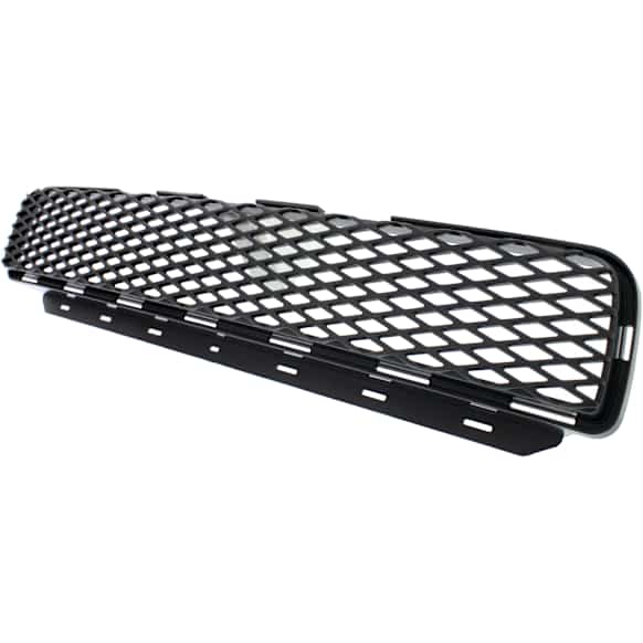 Front, Center Bumper Grille, Textured Black