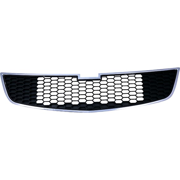 2011-2014 Chevrolet Cruze - Front Bumper Grille, Chrome Shell with Black Insert, For LS/LT/LTZ/Diesel Models