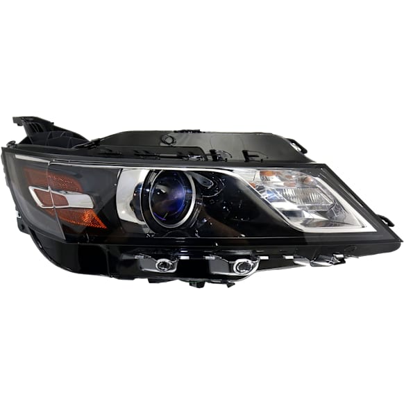 Passenger Side Headlight, with Bulb, Halogen, Clear Lens, CAPA Certified