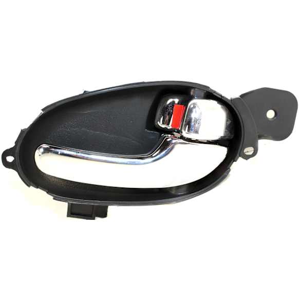 Front Or Rear, Passenger Side Chrome Interior Door Handle, With Door Lock Button
