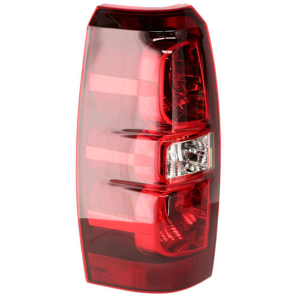 Driver Side Tail Light, with Bulb, Halogen, Clear and Red Lens