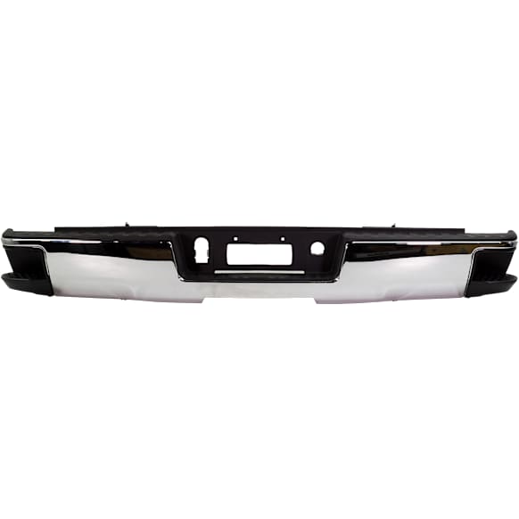 2014-2018 Chevrolet Silverado 1500 - Step Bumper, Chrome Face Bar and Pads Without mounting bracket(s)