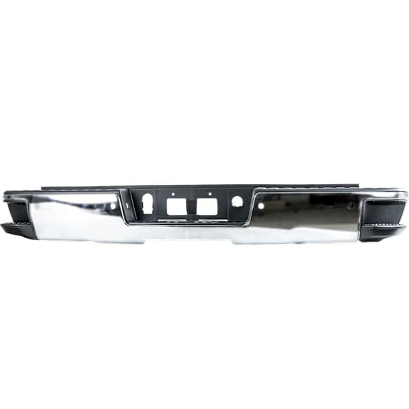 2014 GMC Sierra 1500 - Step Bumper, For Models With Parking Aid Sensor, Chrome, Face Bar and Pads, Without mounting bracket(s)