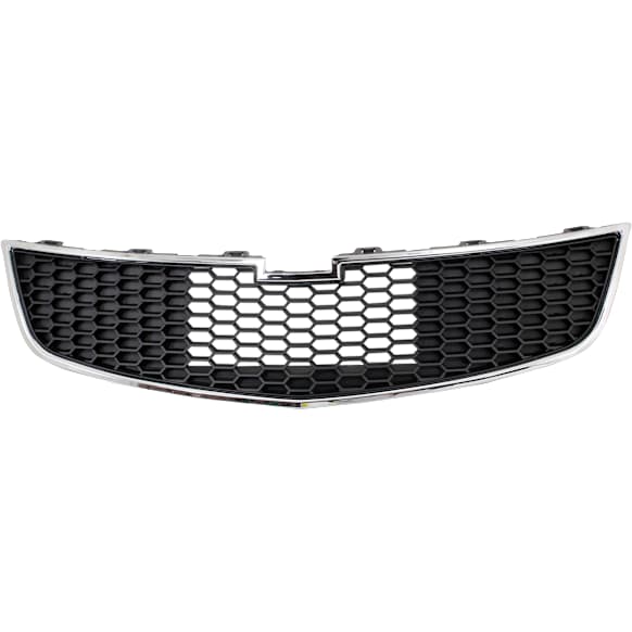 Front Bumper Grille, Chrome Shell with Black Insert, For Eco Model, 1.4L Engine