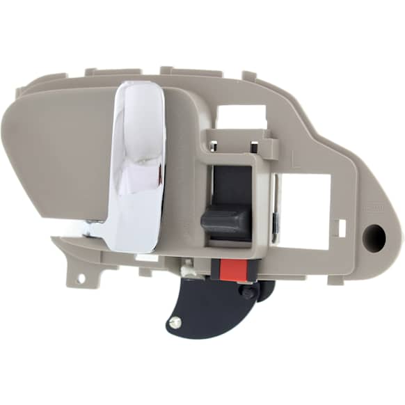 1999 Cadillac Escalade Base - Front Or Rear, Driver Side Beige bezel with chrome lever Interior Door Handle,