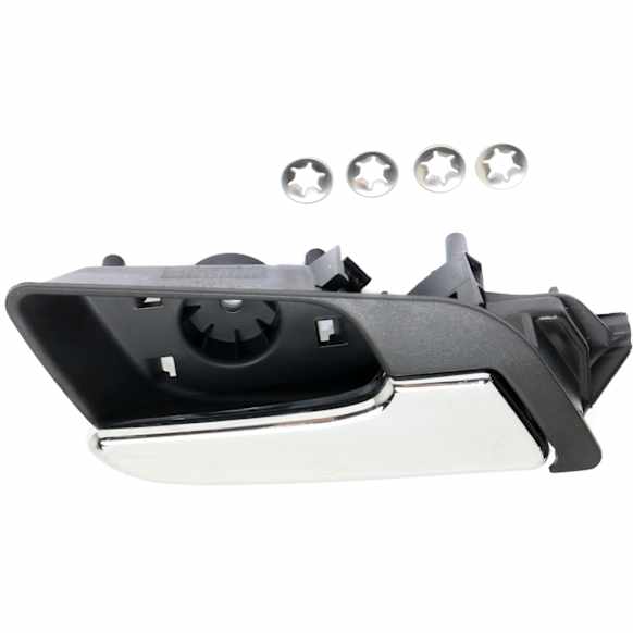 2013-2016 Chevrolet Malibu - Front Or Rear, Passenger Side Chrome Lever with Textured Black Bezel Interior Door Handle