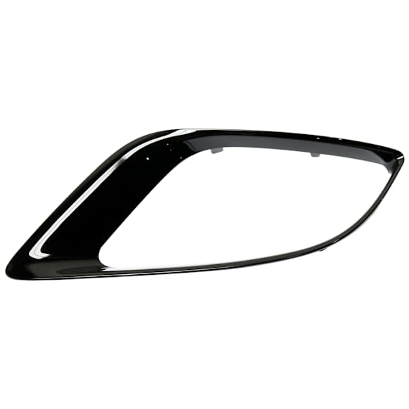 Front, Passenger Side Fog Light Trim, Black, Bezel, Except SRT/Pursuit Models