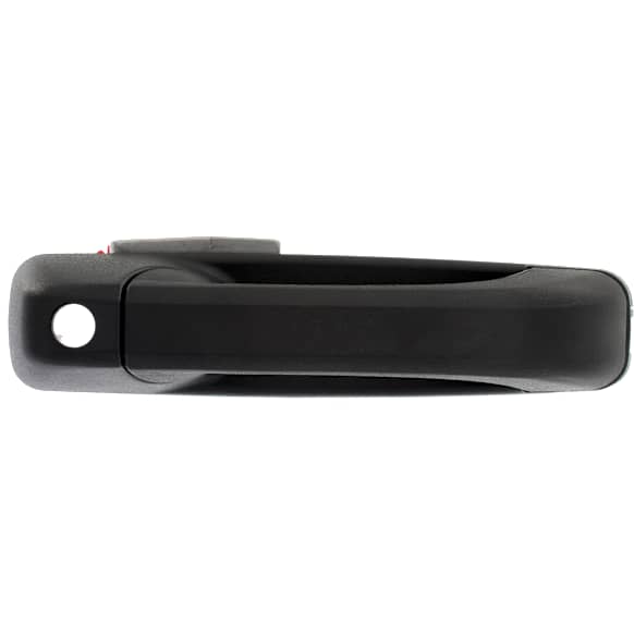Front, Passenger Side Textured Black Exterior Door Handle, With Key Hole