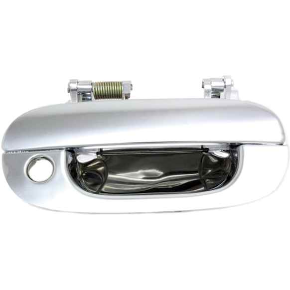 Front, Passenger Side Chrome Exterior Door Handle, With Key Hole