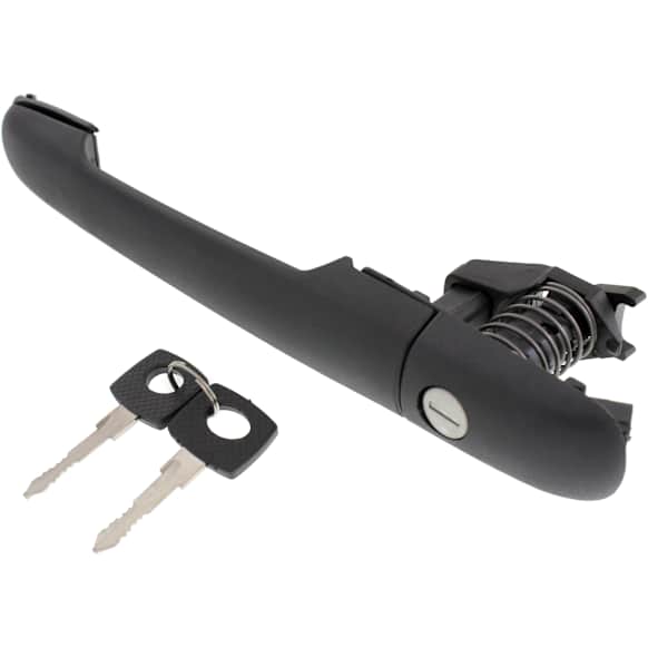 2003-2006 Dodge Sprinter 2500 - Front, Driver or Passenger Side, or Rear, Passenger Side - Back Door Exterior Door Handle, Textured Black, With Key Hole, Base Model, 5 Cyl., 2.7L Engine