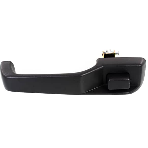 Rear, Passenger Side Exterior Door Handle, Black, Without Key Hole