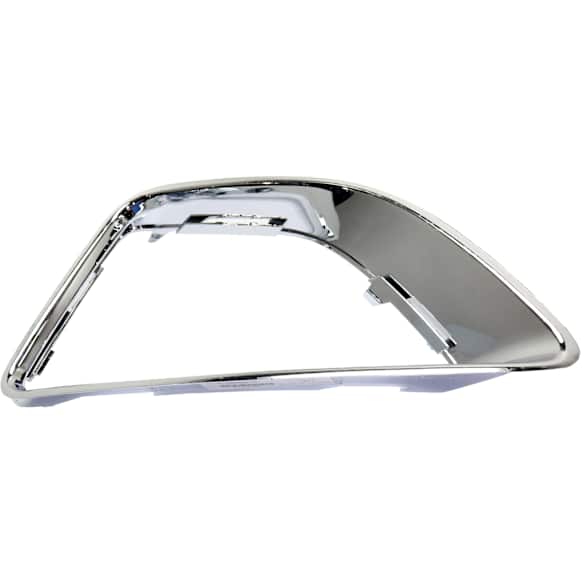 Front, Driver Side Fog Light Trim, Chrome, Hybrid/SEL Models