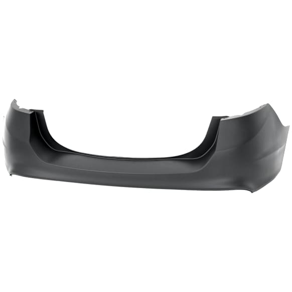 Rear Primed Bumper Cover, Without Parking Aid Sensor Holes, CAPA Certified
