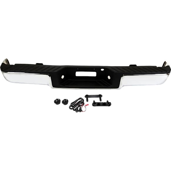 2006-2008 Ford F-150 - Step Bumper, Chrome Face Bar and Pads Without mounting bracket(s)