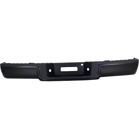 2006 Ford F-150 XL - Step Bumper, For Models Without Rear Object Sensor Holes, Production Date From August 8 2005, Powdercoated Black, Face Bar and Pads, Without mounting bracket(s)