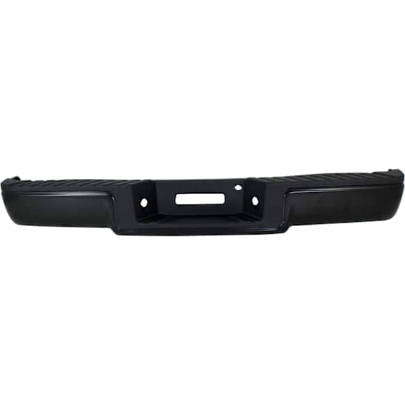 2006 Ford F-150 - Step Bumper, For Models Without Rear Object Sensor Holes, Production Date From August 8 2005, Powdercoated Black, Face Bar and Pads, Without mounting bracket(s)