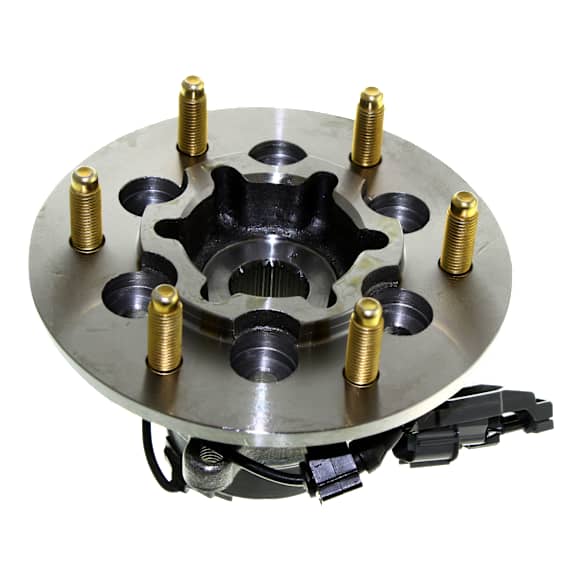 2005 Chevrolet Colorado - Front, Passenger Side Wheel Hub, 4WD, 6 Lugs, With Bearing