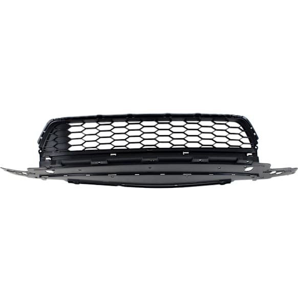 Front Bumper Grille, Textured Gray, Sedan, EX/EX-L/LX/Sport Models, without Adaptive Cruise Control, CAPA CERTIFIED