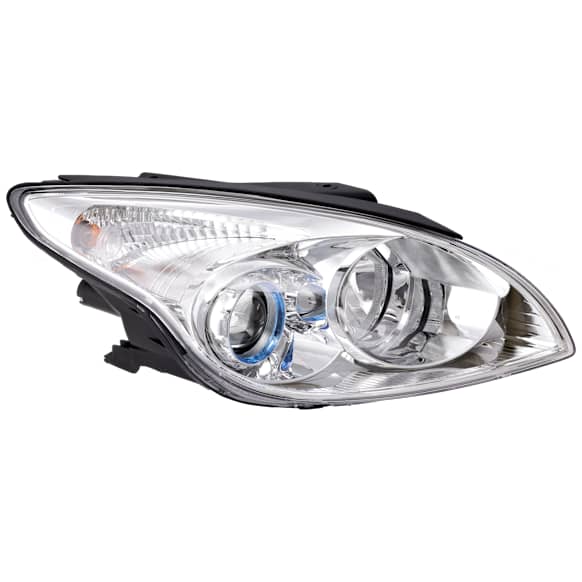 Passenger Side Headlight, with Bulb, Halogen, Touring Models, without Chrome Ring