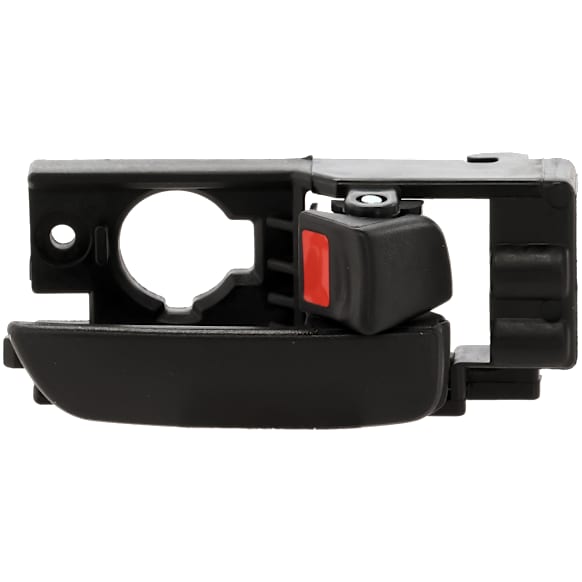 Front, Passenger Side Black Interior Door Handle, With Door Lock Button