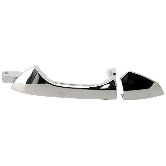 Front, Driver Side Exterior Door Handle, Chrome, Without Key Hole, With Cover
