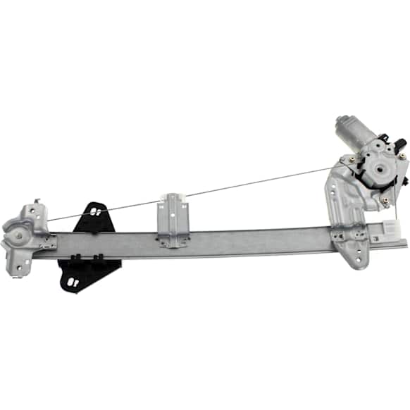 Front, Driver Side Window Regulator, Power, With 6-Prong Connector