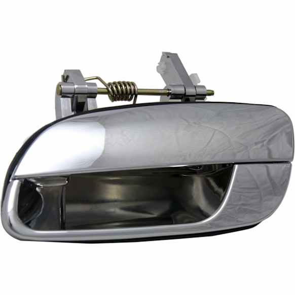 Rear, Driver Side Chrome Exterior Door Handle, Without Key Hole