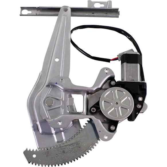 Sedan Rear, Passenger Side Power Window Regulator, With Motor