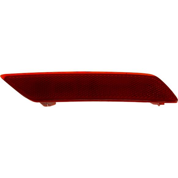 Rear, Passenger Side Bumper Reflector, CAPA Certified