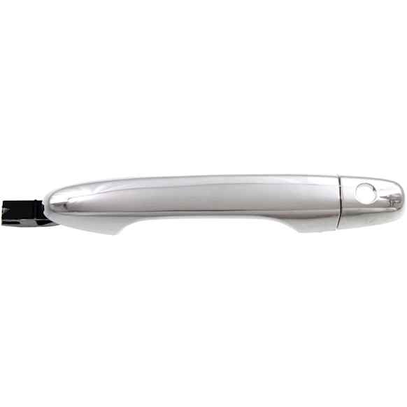 Front, Driver Side Chrome Exterior Door Handle, With Key Hole