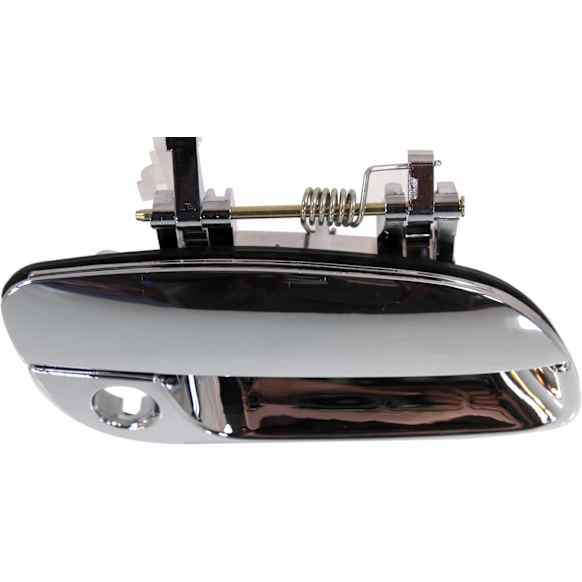 Front, Passenger Side Chrome Exterior Door Handle, With Key Hole