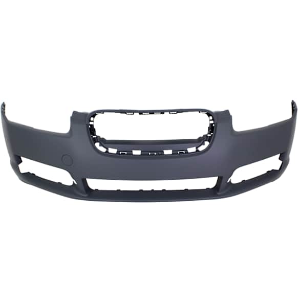 Front Primed Bumper Cover, With Fog Light Holes, Without Parking Aid Sensor Holes