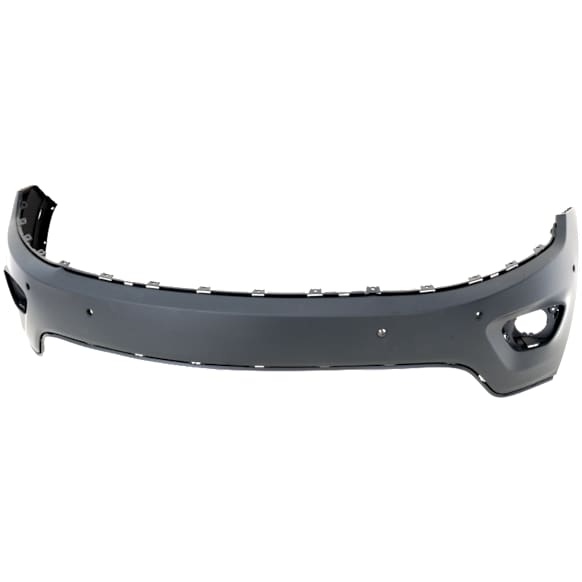 Front, Upper Primed Bumper Cover, With Parking Aid Sensor Holes, Except SRT/Summit Model, CAPA Certified