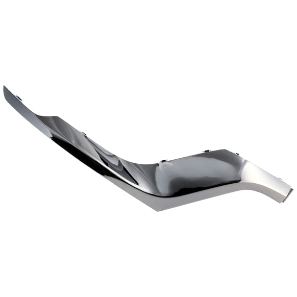 Front, Passenger Side, Outer Bumper Trim, Chrome, Side Bumper Molding
