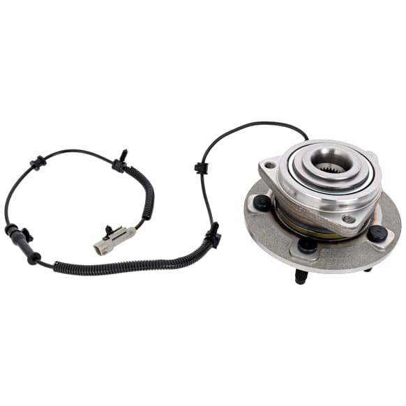 Front, Driver or Passenger Side Wheel Hub, With Bearing, With Sensor, 5 x 5 in. Bolt Pattern