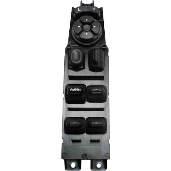 Front, Driver Side Window Switch, Black, 11-Button, 4-Door