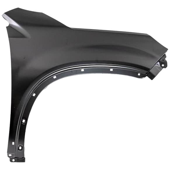 Front, Passenger Side Fender, with Side Garnish Hole, without Turn Signal Light Hole
