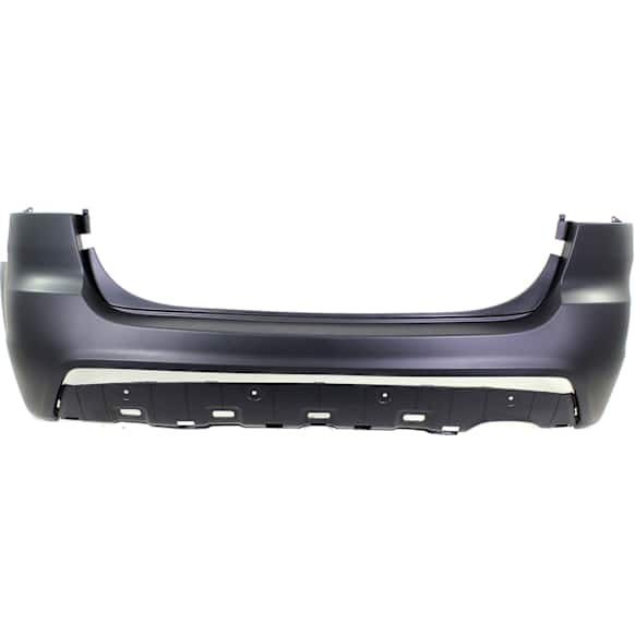 Rear, Upper Primed Bumper Cover, For Models With Sport Package, Without Parking Aid Sensor Holes