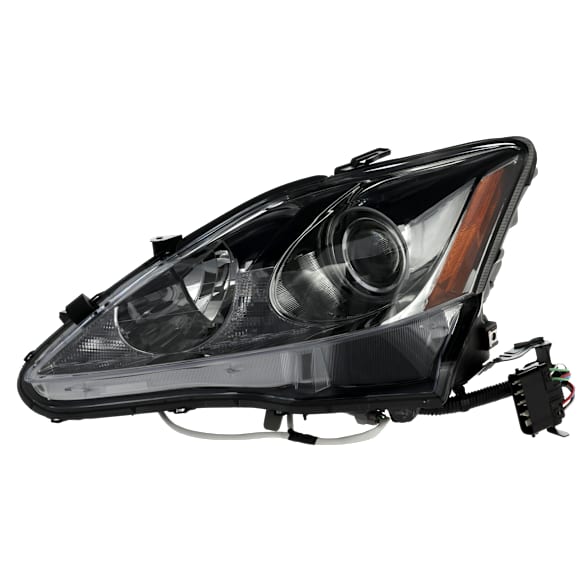 Driver Side Headlight, without Bulb, Halogen, Base Model, without Auto Leveling